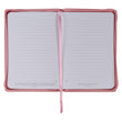 Load image into Gallery viewer, Bless You Numbers 6:24-25 Pink Faux Leather Zippered Journal
