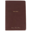 Load image into Gallery viewer, Personalized NKJV Reference Bible Center-Column Giant Print Red Letter Leathersoft Mahogany
