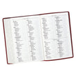 Load image into Gallery viewer, Personalized KJV Super Giant Print Holy Bible Full Grain Premium Leather Thumb Index Burgundy
