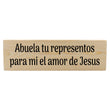 Load image into Gallery viewer, Abuela representos el amor de Jesús Spanish Wood Decor
