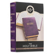Load image into Gallery viewer, Personalized Custom Text Your Name KJV Holy Bible COMPACT LuxLeather Purple King James Version
