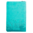 Load image into Gallery viewer, Personalized KJV Zippered Deluxe Gift Bible Thumb Index Faux Leather Turquoise
