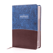 Load image into Gallery viewer, Personalized Custom Text Your Name NIV The Woman's Study Bible Receiving God's Truth for Balance, Hope, and Transformation Blue/Brown Leathersoft Red Letter Edition
