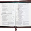 Load image into Gallery viewer, Grace Grain Faux Leather Russet Brown Personalized Bible Cover For Women
