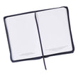 Load image into Gallery viewer, Be Still and Know Psalm 46:10 Navy Blue Faux Leather Journal
