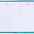 Load image into Gallery viewer, Personalized 2022 It Is Well With My Soul Teal Faux Leather Planner
