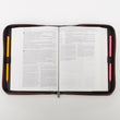 Load image into Gallery viewer, Proverbs: 3:5 Faux Leather Brown Personalized Bible Cover for Women

