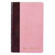 Load image into Gallery viewer, Personalized KJV Holy Bible Giant Print Standard Bible Pink and Brown Faux Leather w/Ribbon Marker
