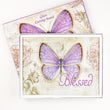 Load image into Gallery viewer, Purple Blessed Glass Cutting Board
