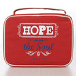 Load image into Gallery viewer, Hope Red Canvas Bible Cover
