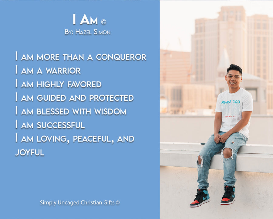 I Am Personalized Photo Poem