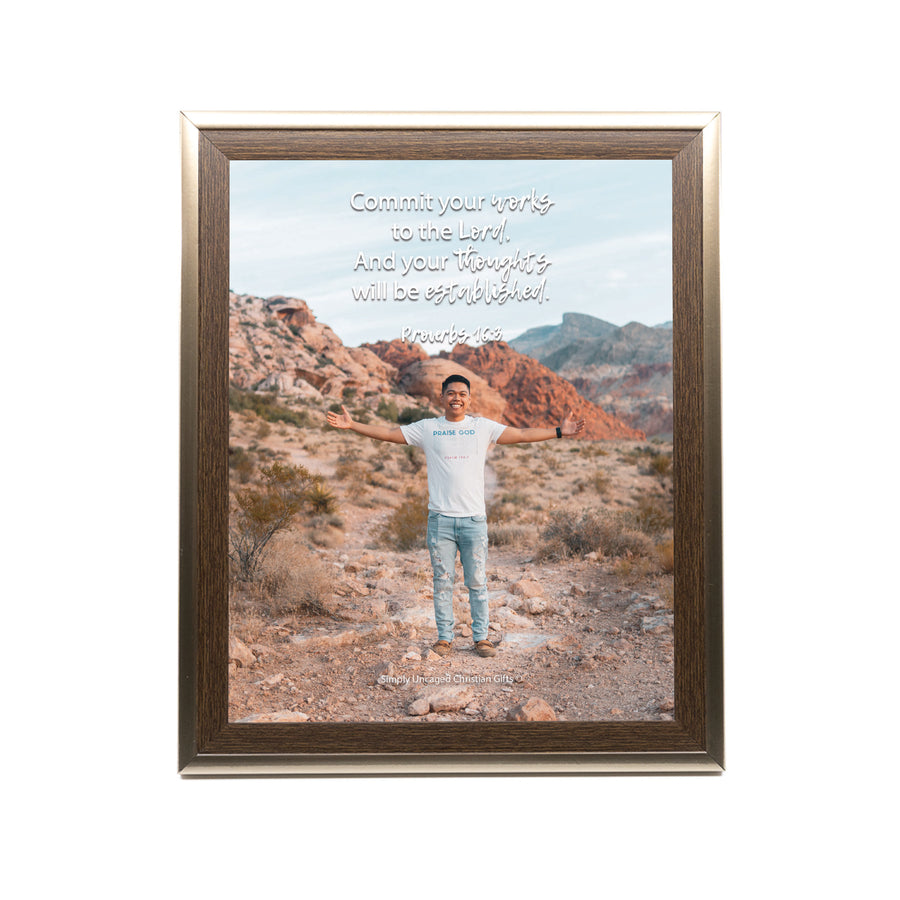 Proverbs 16:3 Personalized Photo Verse