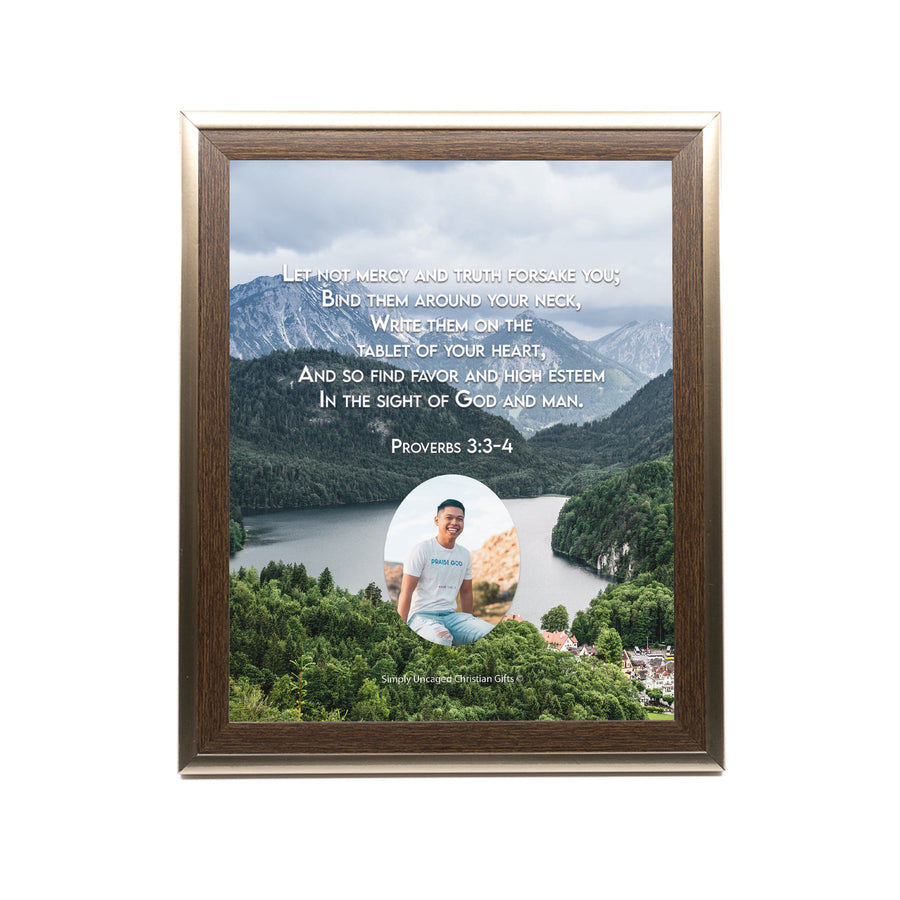 Proverbs 3:3-4 Personalized Photo Verse