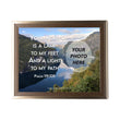Load image into Gallery viewer, Psalm 119:105 Personalized Photo Verse
