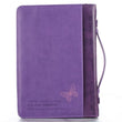 Load image into Gallery viewer, Purple Butterflies Bible Cover
