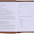 Load image into Gallery viewer, Personalized 2022 Refuge and Strength Brown Faux Leather Zippered Executive Planner
