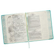 Load image into Gallery viewer, Personalized KJV My Creative Bible Journaling LuxLeather Hardcover Teal
