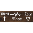 Load image into Gallery viewer, Faith Hope Love Wood Decor
