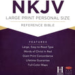 Load image into Gallery viewer, Personalized Custom Text Your Name NKJV Large Print Personal Size Reference Bible LeatherTouch Pink
