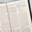 Load image into Gallery viewer, Personalized ESV Thinline Bible TruTone Chocolate/Blue Paisley Band
