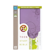 Load image into Gallery viewer, Personalized NIV Teen Study Bible Purple Leathersoft Comfort Print
