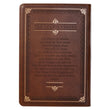 Load image into Gallery viewer, Personalized Journal Custom Text The Lord's Prayer Matthew 6:9-13 LuxLeather Prayer Journal Brown
