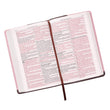 Load image into Gallery viewer, Personalized Bible KJV Gift Edition Standard Size LuxLeather 2-Tone Pink/Brown King James Version

