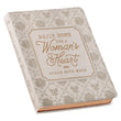 Load image into Gallery viewer, Daily Hope for a Women's Heart Taupe Faux Leather Devotional - Sarah Beth Marr
