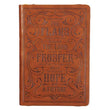 Load image into Gallery viewer, I Know the Plans Jeremiah 29:11 Tan Zipper Closure Journal
