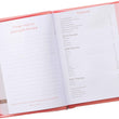 Load image into Gallery viewer, Year of Grace Peach Faux Leather Large Zippered Planner for 2020
