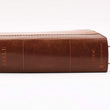 Load image into Gallery viewer, Personalized NIV Giant Print Compact Bible Red Letter Comfort Print Leathersoft Brown
