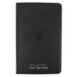 Load image into Gallery viewer, Personalized Custom Text Your Name ESV Premium Gift Holy Bible TruTone Midnight Flame Black English Standard Version
