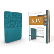 Load image into Gallery viewer, Personalized KJV Deluxe Gift Bible Red Letter Leathersoft Turquoise King James Version
