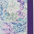Load image into Gallery viewer, Personalized Journal Everything Beautiful Purple Faux Leather with Zipped Closure - Ecclesiastes 3:11
