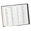 Load image into Gallery viewer, Personalized KJV Full Grain Premium Leather Thumb Index Dark Brown
