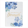 Load image into Gallery viewer, Personalized Custom Text Your Name Lord Is My Strength Zipper Journal
