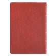 Load image into Gallery viewer, Personalized KJV Super Giant Print Holy Bible Full Grain Premium Leather Thumb Index Burgundy
