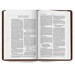 Load image into Gallery viewer, Personalized ESV Premium Gift Holy Bible TruTone Chestnut Filigree Design Brown
