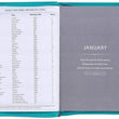 Load image into Gallery viewer, Personalized 2022 It Is Well With My Soul Teal Faux Leather Planner

