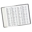 Load image into Gallery viewer, Personalized Bible KJV Giant Print Holy Bible Full Grain Premium Leather Thumb Index Black
