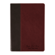 Load image into Gallery viewer, Personalized Custom Text Your Name NLT Life Application Study Bible Third Edition Red Letter LeatherLike Brown/Mahogany
