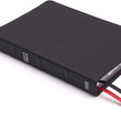 Load image into Gallery viewer, Personalized NKJV Large Print Ultrathin Reference Bible Premium Black Genuine Leather
