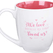 Load image into Gallery viewer, Mother’s Day Gift Set | 1 John 4:19 Scripture Mug and My Life My Story Prompted Mothers Legacy Journal
