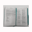 Load image into Gallery viewer, Personalized Custom Text Your Name Biblia Compacta Letra Gde. RVR 1960 Piel Imit. Aqua (RVR 1960 LGE.Print Compact Bible Leathertouch Teal)
