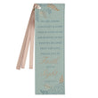 Load image into Gallery viewer, Live by Faith 2 Corinthians 5:6-7 Teal Faux Leather Bookmark
