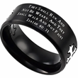 Load image into Gallery viewer, They That Wait Upon The Lord Isaiah 40:31 - Men's Black Neo Ring
