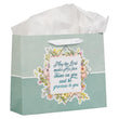 Load image into Gallery viewer, May His Face Shine Upon You Numbers 6:24 Teal Landscape Gift Bag
