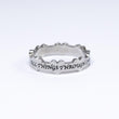 Load image into Gallery viewer, All Things Through Christ Philippians 4:13 Heart Woman's Ring
