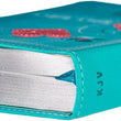 Load image into Gallery viewer, Personalized KJV Turquoise Faux Leather COMPACT Bible
