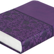 Load image into Gallery viewer, Personalized KJV Large Print Personal Size Reference Bible Purple Leathertouch Red Letter
